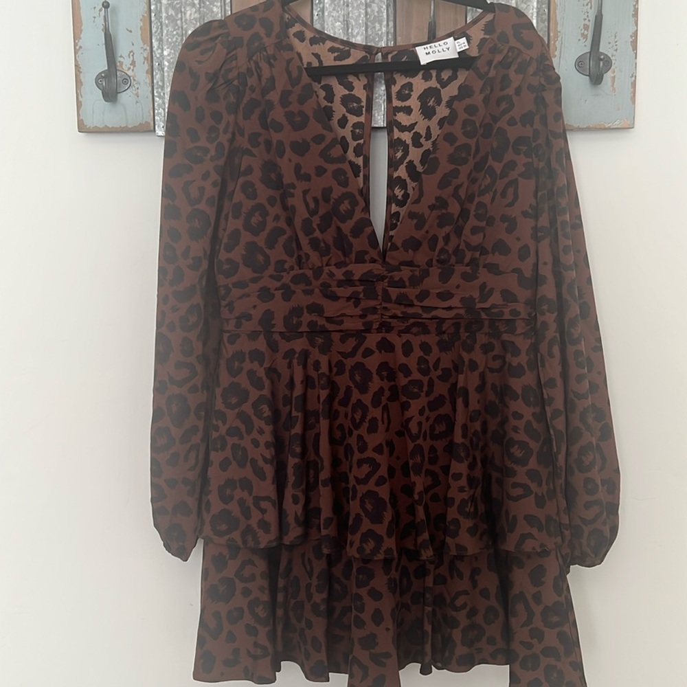 Hello Molly long sleeve dress XL size 10